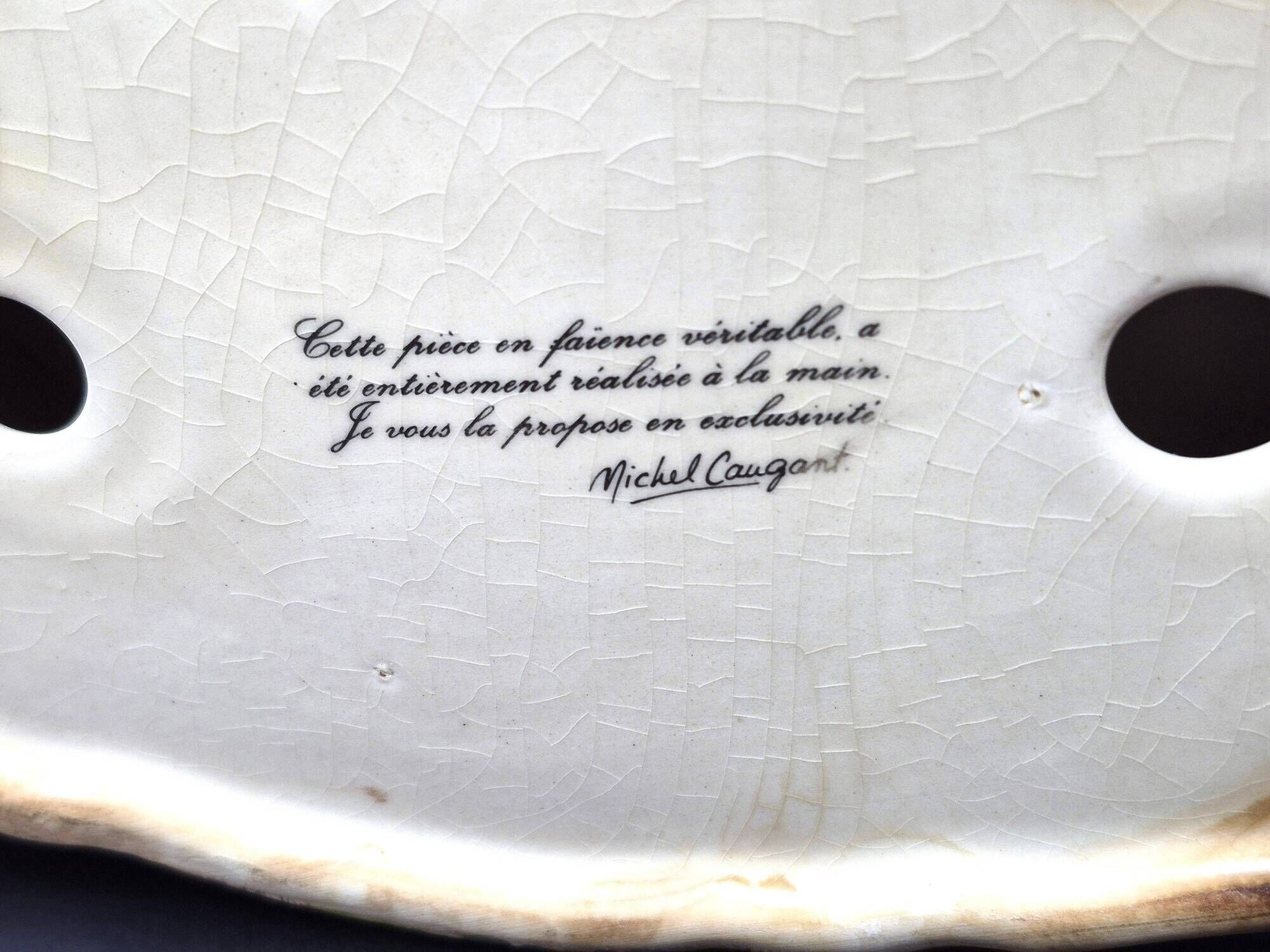 Zoomorphic Terrine of Roe Deer in Barbotine – Michel Caugant (Circa 1970)