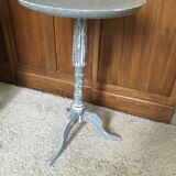 Shabby style wooden pedestal table