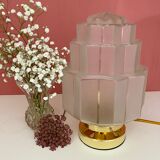 Table lamp globe building vintage art deco