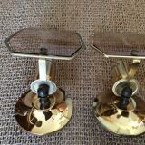 4 vintage wall lamps