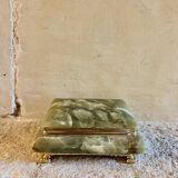 Onyx catchall box from the 1960s, vintage Italy.