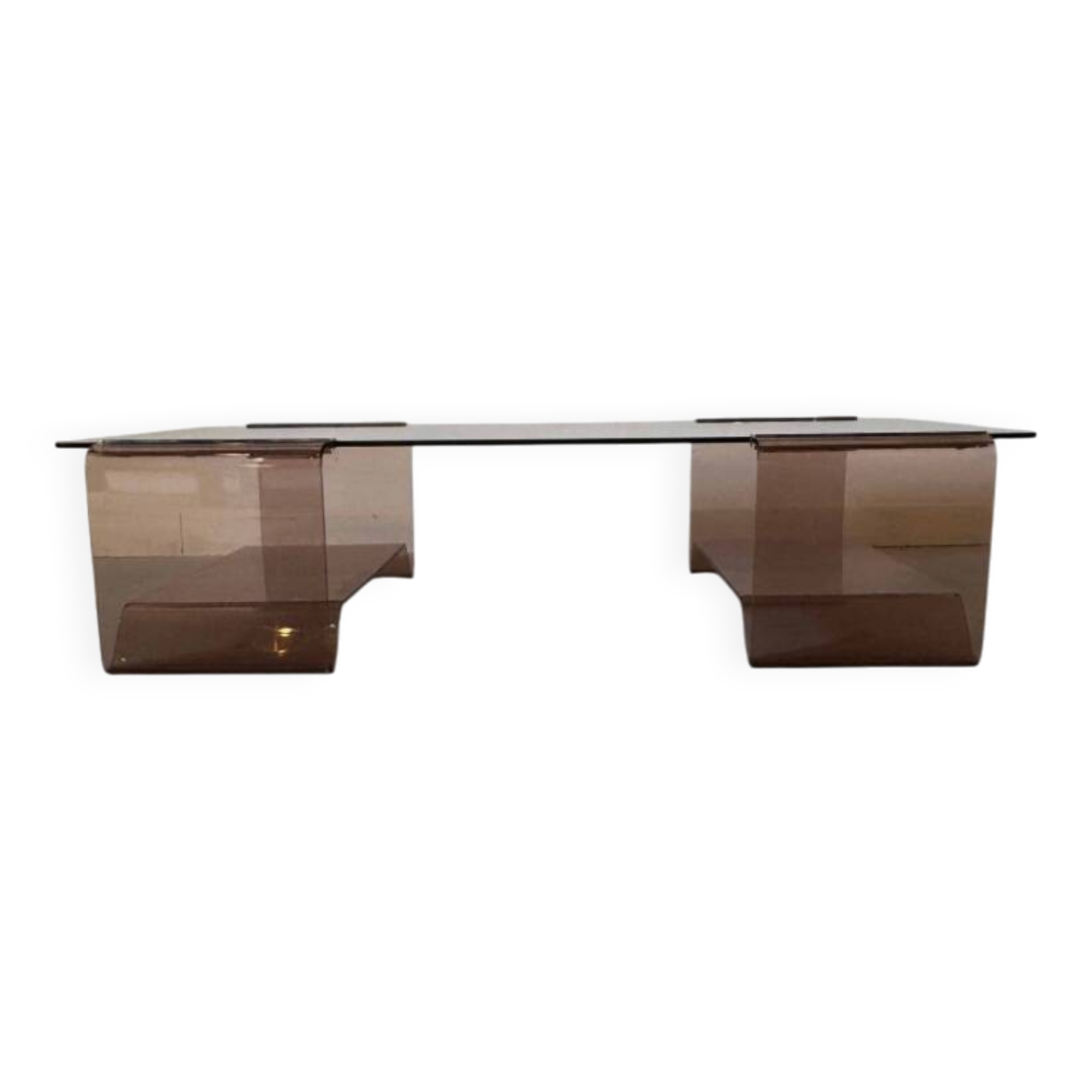 Michel Dumas plexiglass coffee table for Roche Bobois, 1970