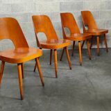 Suite of 4 chairs 515 by Oswald Haerdtl for TON