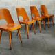 Suite de 4 chaises 515 par Oswald Haerdtl pour TON