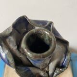 Anthropomorphic ceramic candlestick