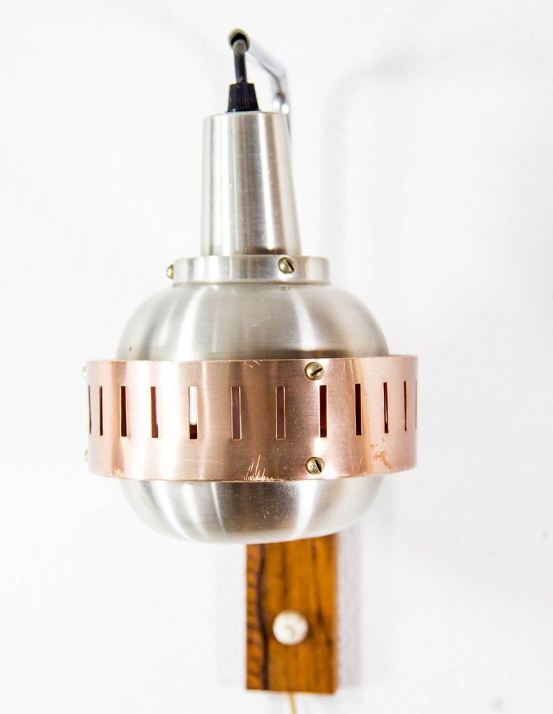 Fog &Mørup wall lamp in 60s aluminum
