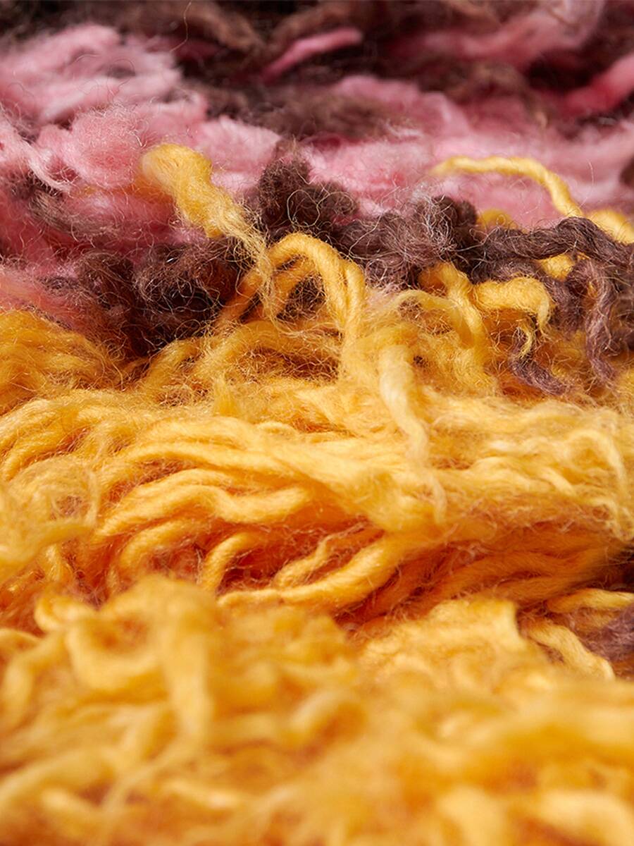 fluffy runner carpet
