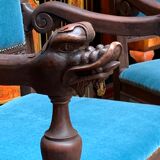 Paire de fauteuils de style Renaissance