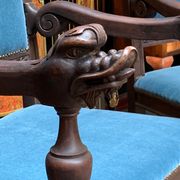 Pair of Renaissance-style armchairs