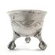 Neoclassical salt cellar, silver-plated brass, Norblin, Poland, 19th century