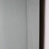 Renovated Parisian wardrobe – sage green with white patina