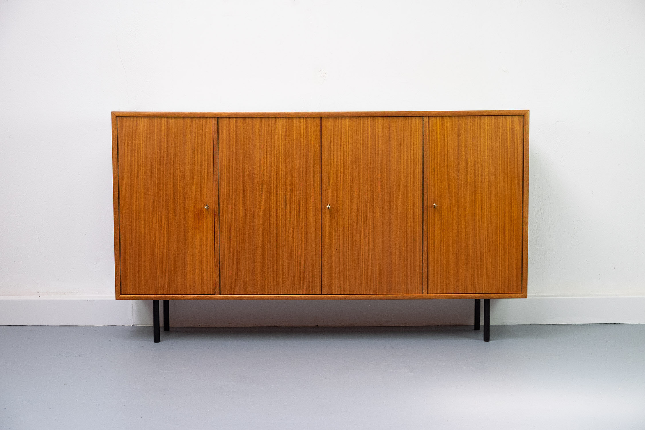 Vintage Teak Highboard by WK Möbel, 1960s