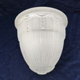 Art deco glass globe signed Muller 40s