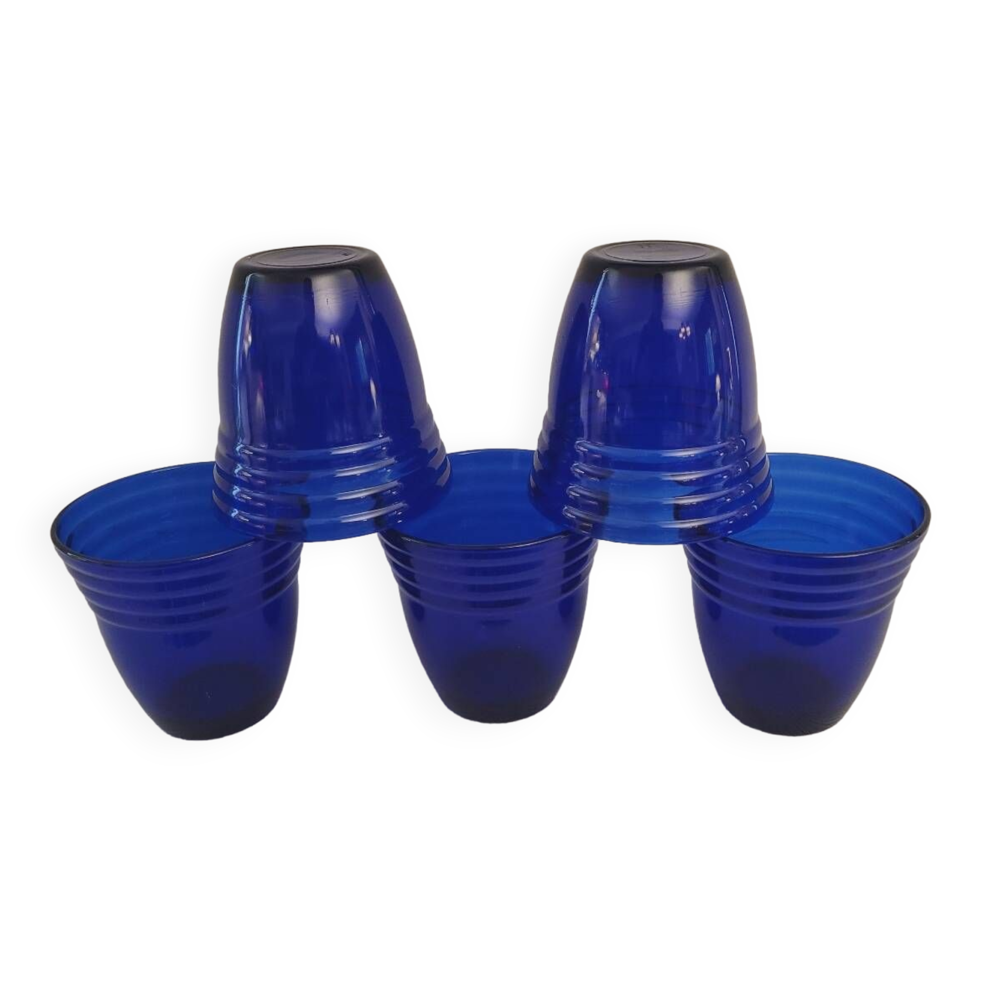 5 Egyptian water glasses