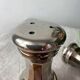 Silver-plated salt and pepper shakers