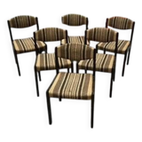 Lot de 6 chaises type Baumann
