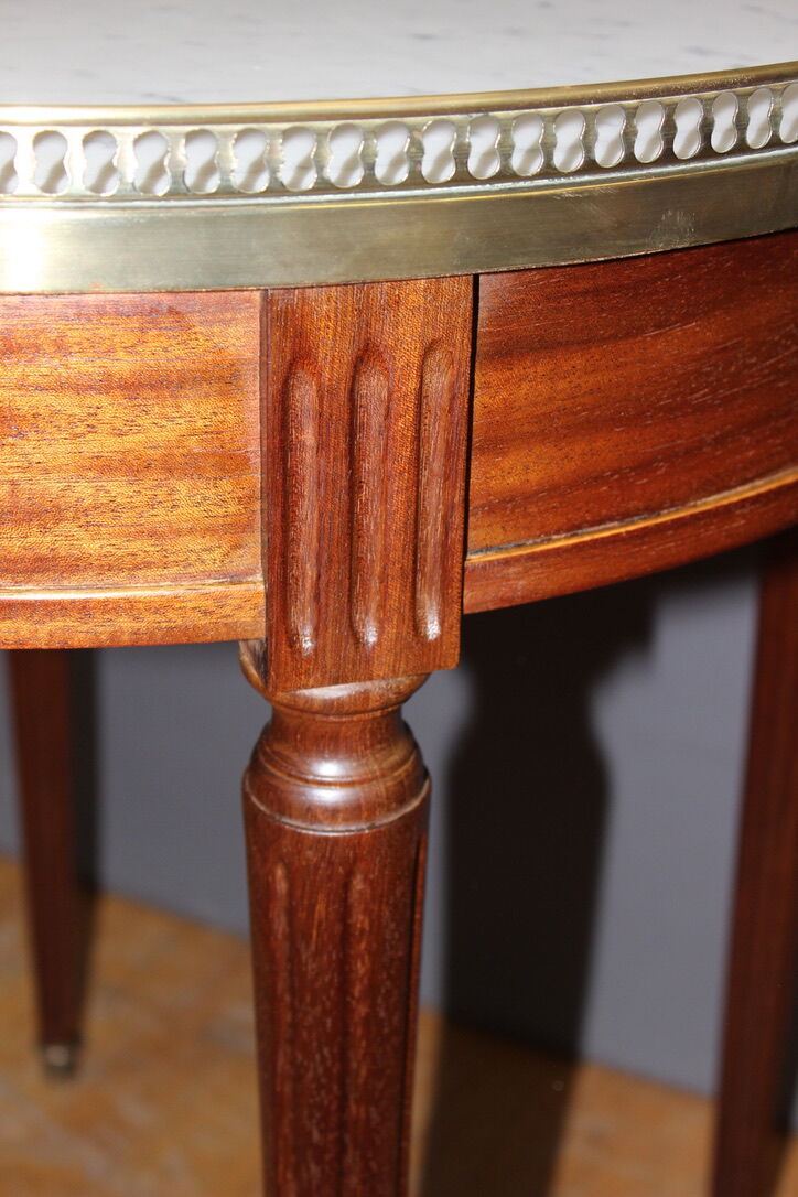 Louis XVI style mahogany hot water bottle table circa 1920