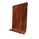 Tapis marocain en laine marron cognac 150/250cm