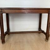 Rustic oak farmhouse table
