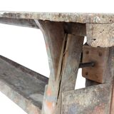 Wooden workbench xxl industrial character welder weathered 251cm