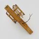 Rattan bamboo lantern wall light. 1950s-1960s