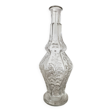 Antique molded glass carafe