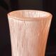 Speckled pink glass vase