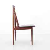 Suite of 6 rosewood bar chairs from Rio