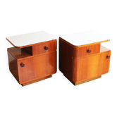 Pair of 1950s bedside tables