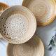 Set of 4 flat plates Niderviller, Fauve, vintage
