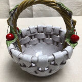 Cherry earthenware basket