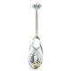 Lovely transparent Art Deco Barovier e Toso pendant light Murano glass, 1930s
