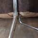 Fauteuil lounge style G.Lundgren pour Ikea, velours & tubes chromés 1970