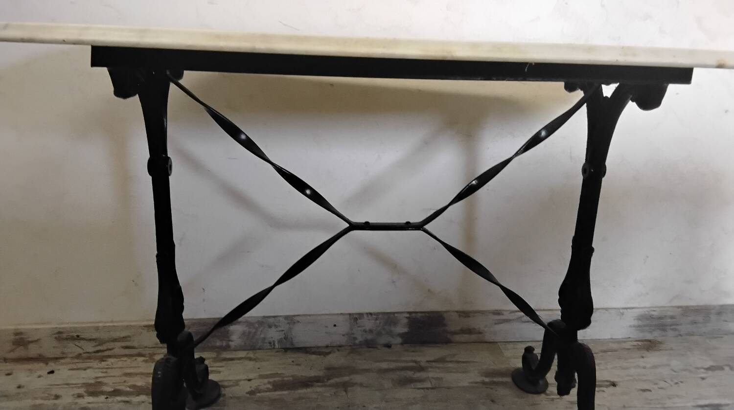 Marble bistro table