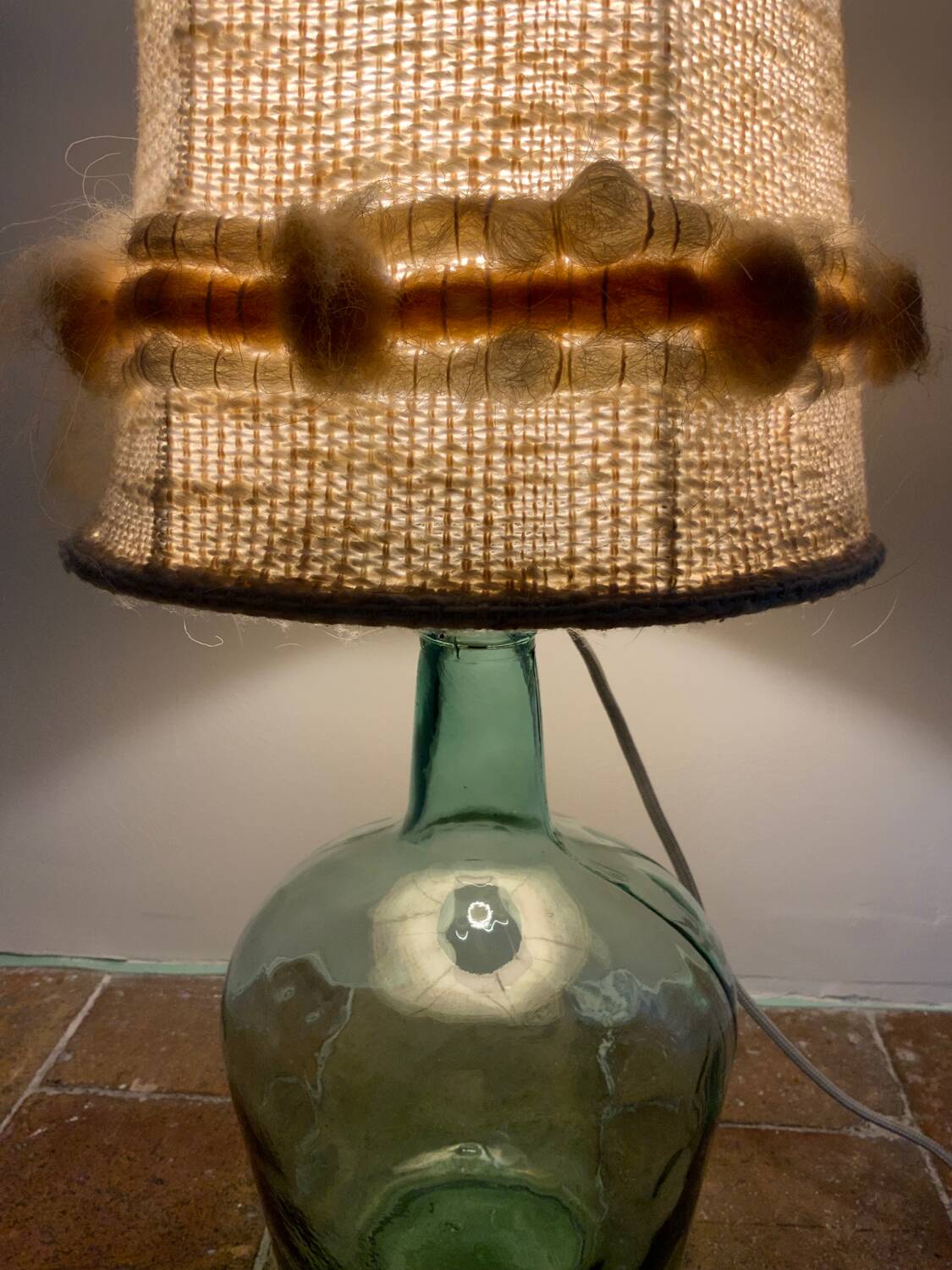 Lampe vintage dame Jeanne