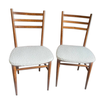 Paire de chaises scandinaves vintage