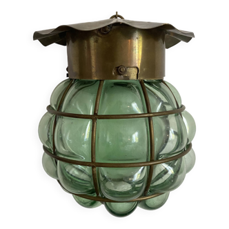 Marine wall lamp in blown glass