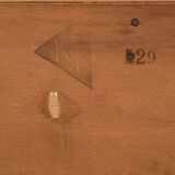Midcentury Danish double sideboard RY-20 in teak by Hans Wegner for Ry Møbler