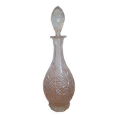 Bohemian cut crystal carafe, very beautiful stopper