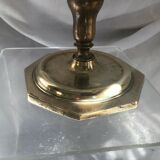 Candlestick 17th century in bronze and brass