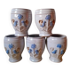 Van Melle ceramic bird mugs