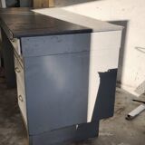 Metal industrial desk