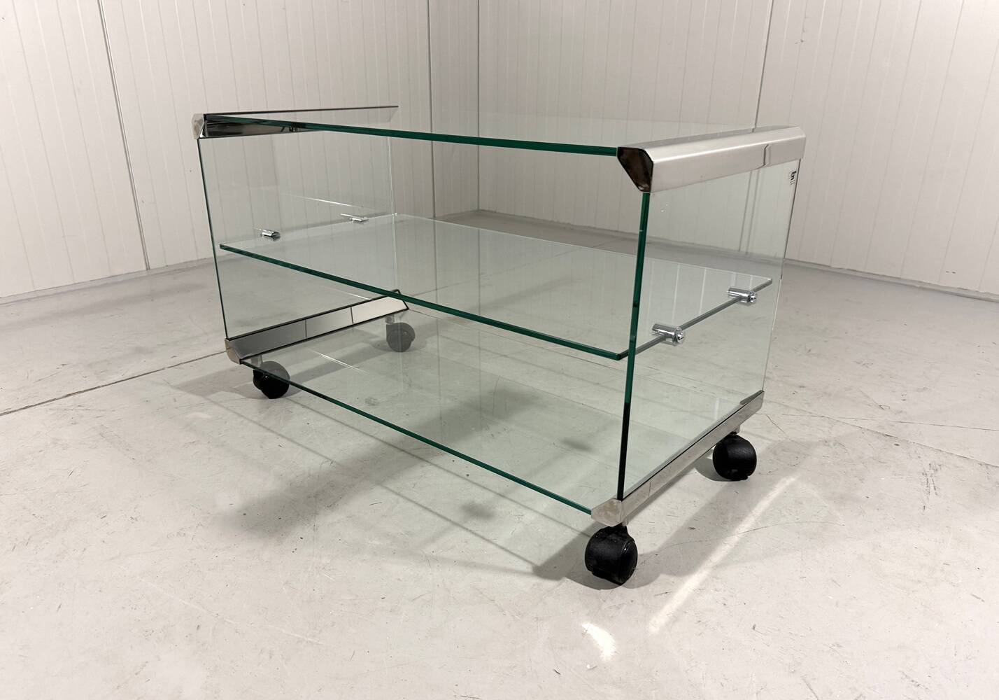Gallotti&Radice audio rack, television table, side table Tris 1971