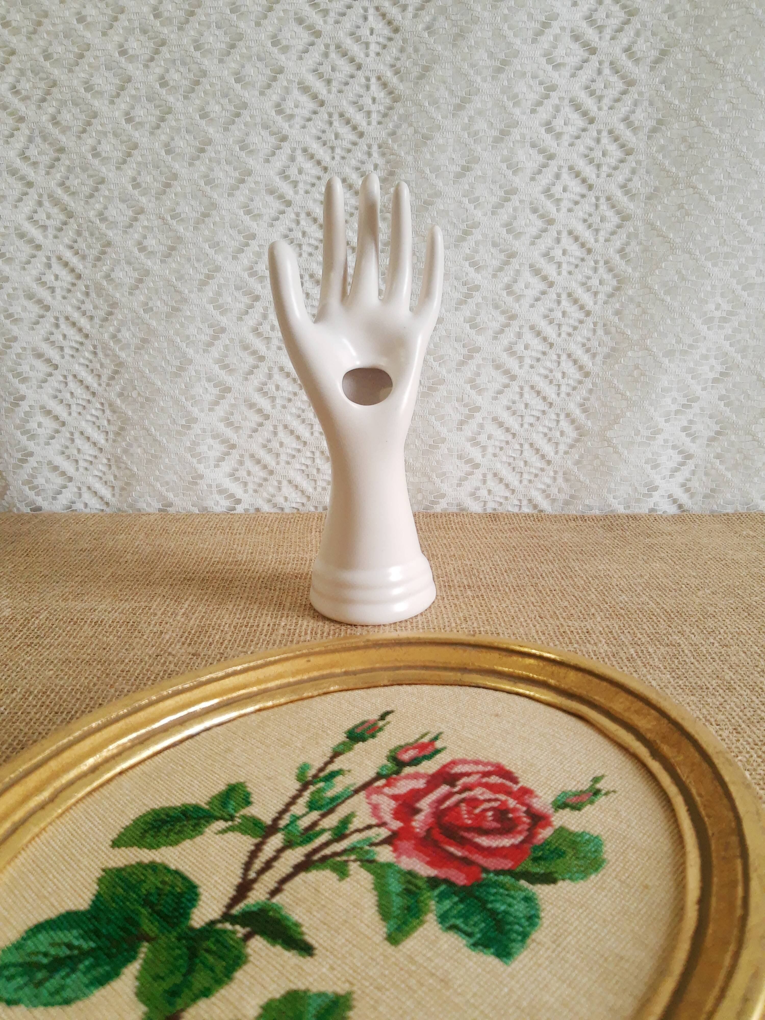Hand ring vase vintage soliflore