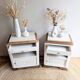 Pair of revisited 1930s bedside tables