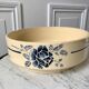 Salad bowl blue flowers saint-amand 30s-40s
