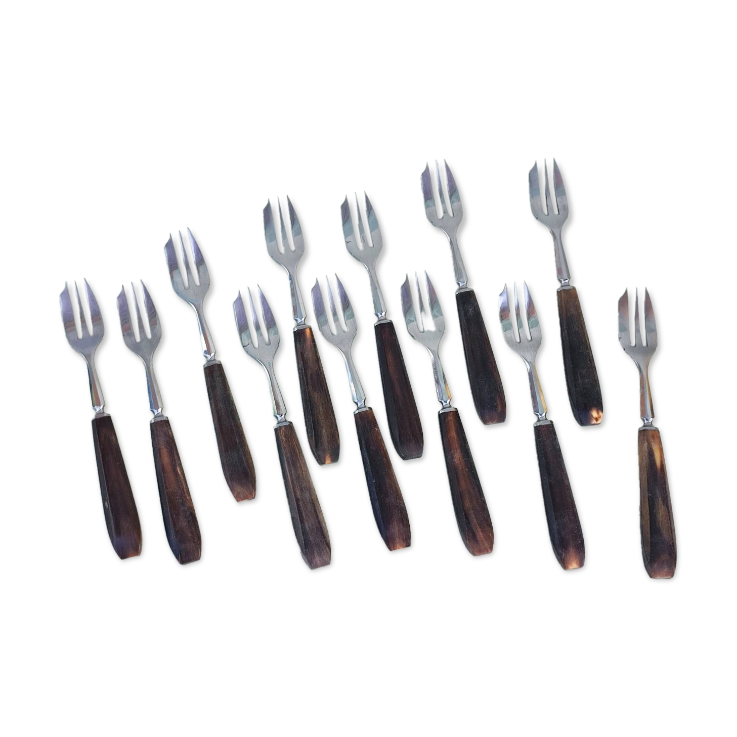 12 fourchettes à gâteau