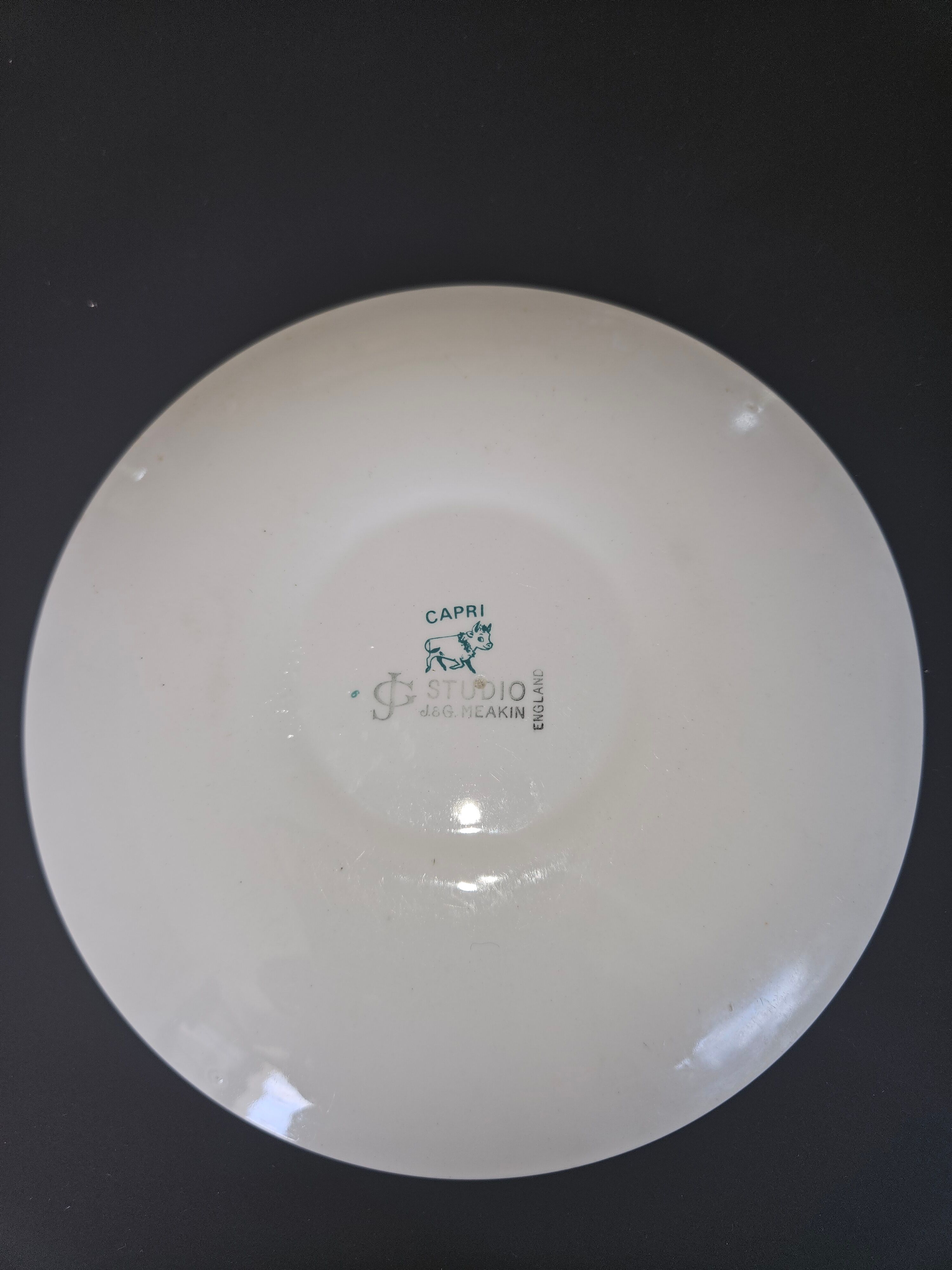vintage 1960s Capri J&G Meakin plate
