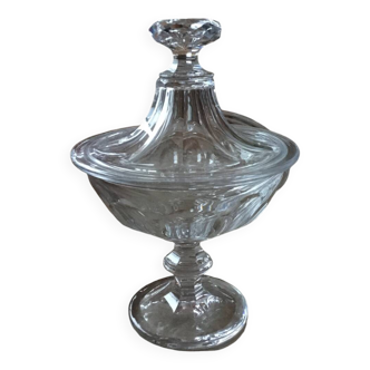 Crystal sugar bowl