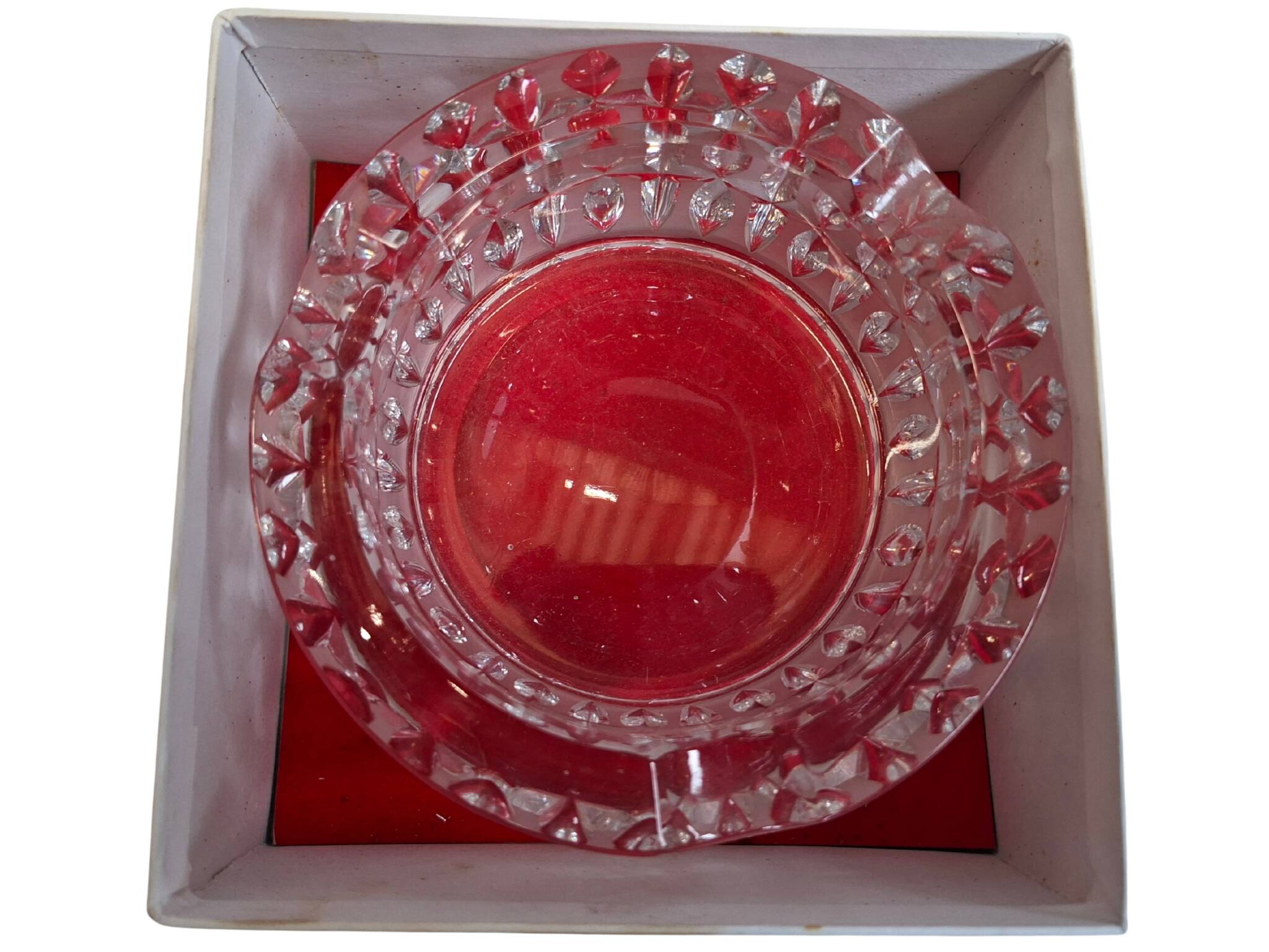 Cendrier Vintage Hoya Crystal Tokyo – Cristal de Haute Qualité 1970
